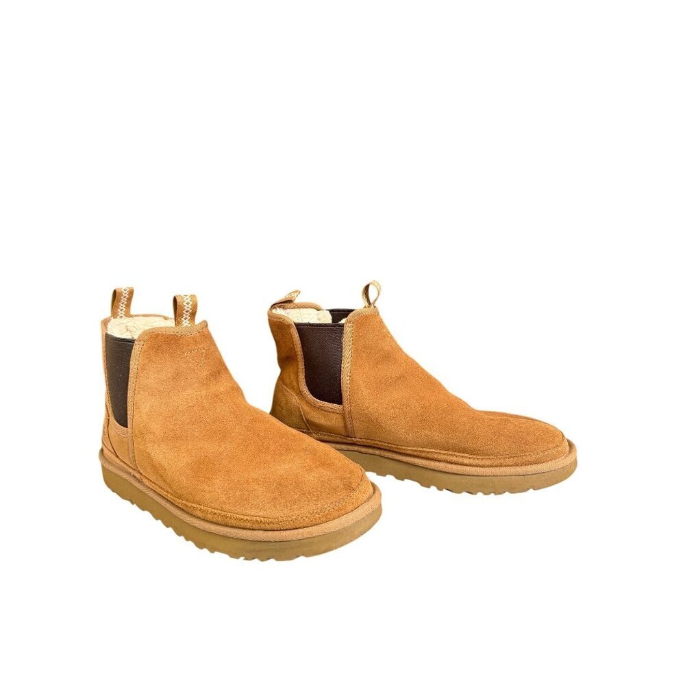 Ugg Australia Men's 12 Neumel Chelsea Chukka Pull up Boots 1121644 Chestnut